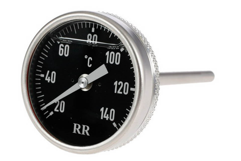 Oil Temperature Gauge, Black