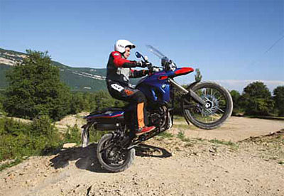 riding off-road
