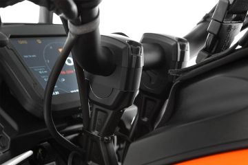 Wunderlich Handlebar Risers, 25mm, Black