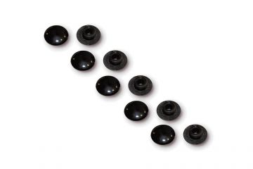 Black Allen Bolt Cap Set