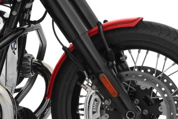 R18 RockBob Front Fender, Mars Red Metallic, Black Pinstripe