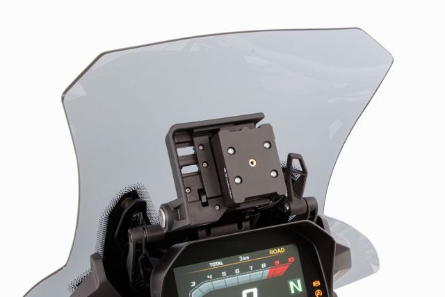 BMW Motorrad phone holder for sat nav preparation 