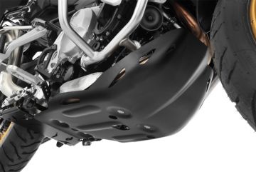 Wunderlich Extreme Skid Plate, Black (Euro4) with Original Skid Plate