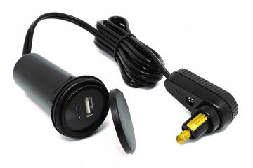 Tank Bag Charging Cable USB A and C