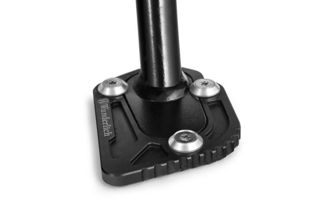 thumbnail interactive-video image 1 of Motorcycle Kickstand Pad For BMW R1250GS R1200GS Adventure - Anti-Slip Side Stand Extension 1 of 10