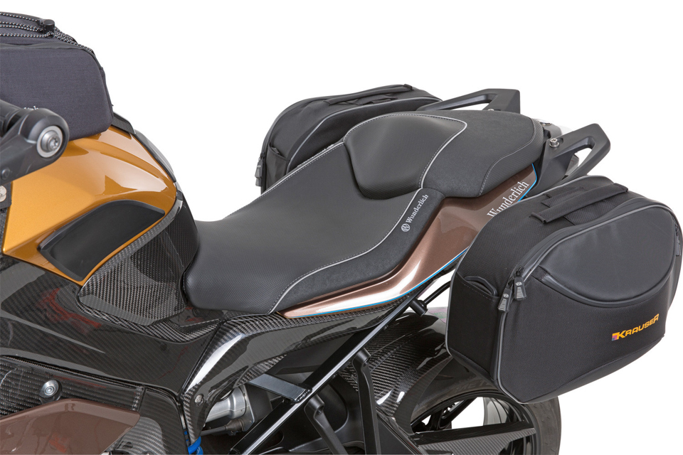 Wunderlich BMW S1000XR バイクシート 収納袋付き BMW S1000 XR Motorcycle AKTIVKOMFORT Seat with Gel