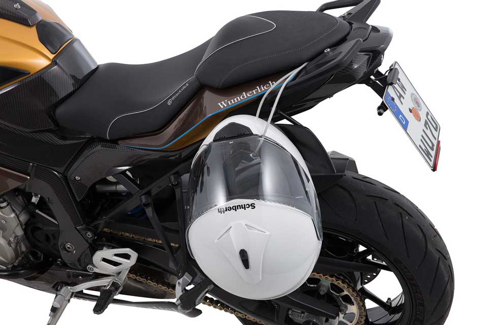 Sistema Antirrobo Casco BMW S 1000 XR 20- HELM-LOCK Plata