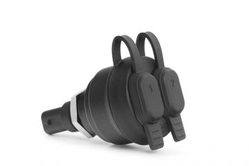 Wunderlich USB Dual Socket, Black