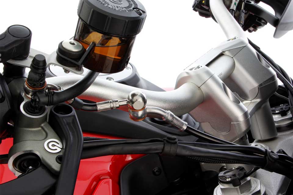 Ducati Clutch/Brake Line Extension for Handlebar Riser