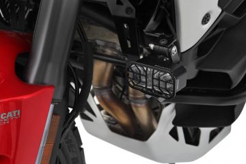 Wunderlich LED Auxillary Headlight MICROFLOOTER 3.0 , Black