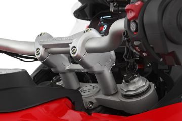 Wunderlich ERGO+ Handlebar Riser, Silver