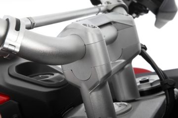 Wunderlich Handlebar Riser ERGO, Silver