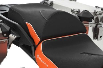 Wunderlich AKTIVKOMFORT Passenger Seat, Black-Orange