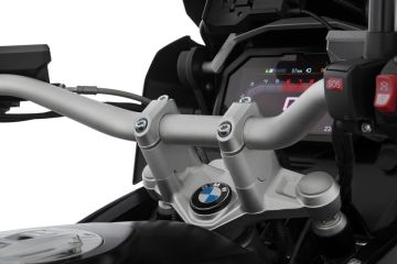 Wunderlich Handlebar Riser ERGO PRO 40mm, Silver