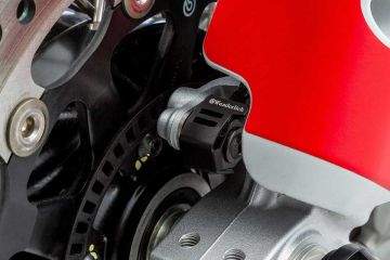 Wunderlich ABS Sensor Guard, Front Wheel, Black