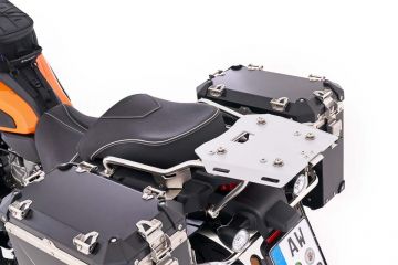 Wunderlich EXTREME Top Case Rack, Silver, Pan Am