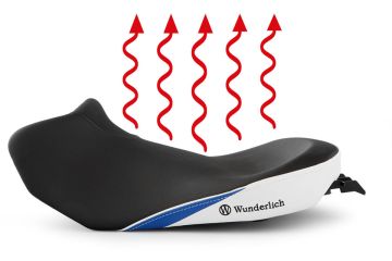 Wunderlich AKTIVKOMFORT Rider Seat with Seat Heating, Smart Plug & Play, Low, Trophy Style B-Stock