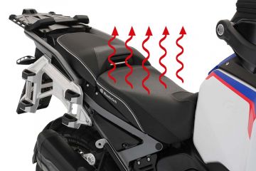 Wunderlich AKTIVKOMFORT Rider Seat with Smart Plug & Play Seat Heating , Low, Black