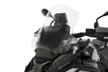 Wunderlich MARATHON Windscreen, Clear - For models WITH ACC