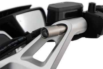 Wunderlich Clip-On Handlebar Adapter for 22 mm Mount, Silver
