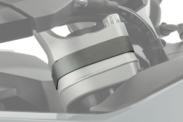 Wunderlich Handlebar Riser ERGO without Original BMW Navigation System, 15mm, Silver