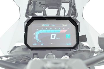Wunderlich TFT Display Anti-Theft Guard with Visor Option, Black