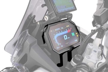 Wunderlich TFT Display Anti-Theft Guard with Visor Option, Black