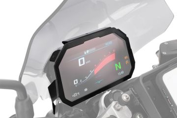 Wunderlich TFT Display Anti-Theft Guard with Visor Option, Black