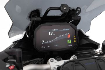 Wunderlich TFT Display Anti-Theft Guard with Visor Option, Black