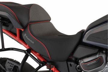 Wunderlich AKTIVKOMFORT Rider Seat Standard, Black/Red