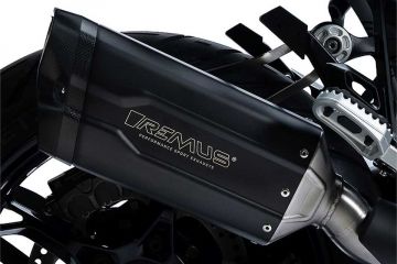 REMUS Slip on rear silencer R 1300 RT  8 2.0 - Stainless Steel Black