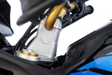 Wunderlich Handlebar Risers, ERGO PRO, F450 GS, 40mm, Silver