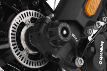 Wunderlich Axle Protection Pads DOUBLESHOCK, Front, Black