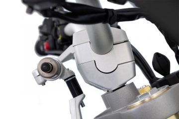 Wunderlich ERGO Handlebar Risers, 25 mm, Silver