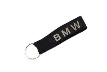 Key Ring "B M W" , Black