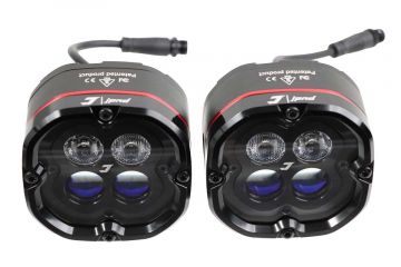 JPAD J4S Aluminum LED Auxiliary Light Set with Halo and Side Light 18,000 Lumens