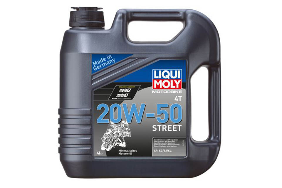 Liqui Moly LIQUI MOLY MOTORBIKE 4T 20W-50 STREET, 4 LITRES