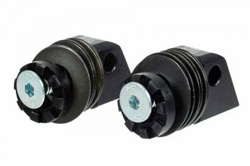 Wunderlich EVO1 Passenger Peg Pivot Set, Black