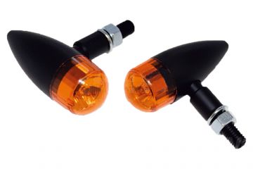 Bullet Turn Signal Set - Black