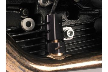 Oxygen Sensor Guard, Left Side, Black