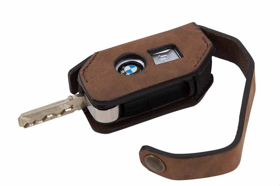 BMW Motorcycle - Leather Key Case, Keyless Ride
