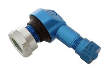 90 degree Valve Stem, Blue