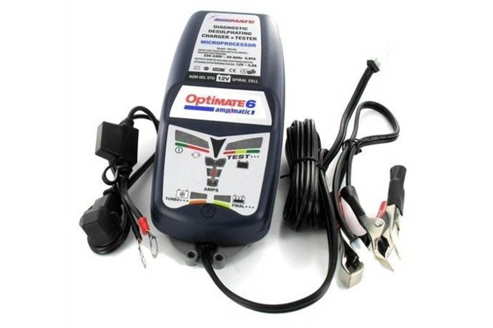 OptiMate 6 Charger Motorcycle Battery Accessory