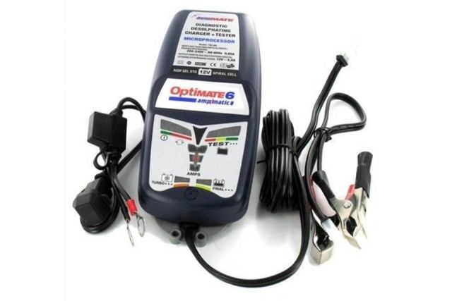 OptiMate 6 Charger Motorcycle Battery Accessory
