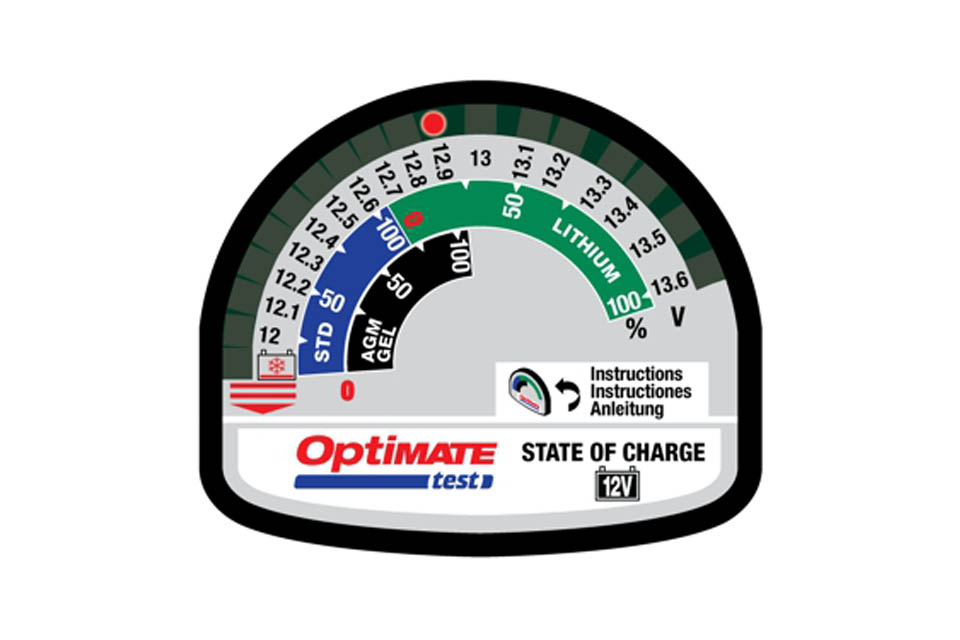 OptiMate Battery Test Motorcycle Battery Accessory