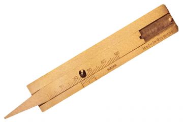 Tire Depth Gauge, Brass