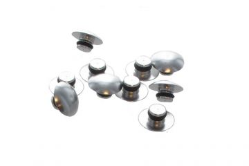 Aluminum Bolt Cap Set, M5