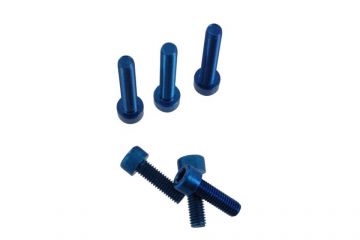Gas Cap Bolt Set Blue