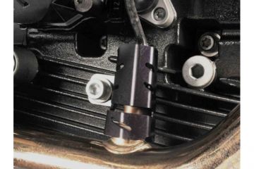 Oxygen Sensor Guard, Left Side, Black