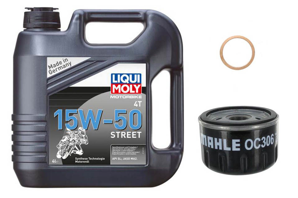 BMW R1200 R nineT 15W-50 Street Oil Change Kit